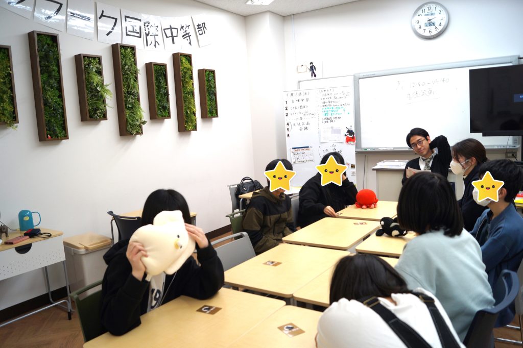 名古屋にあるフリースクール、クラーク国際中等部名古屋キャンパスのレクリエーションの様子
