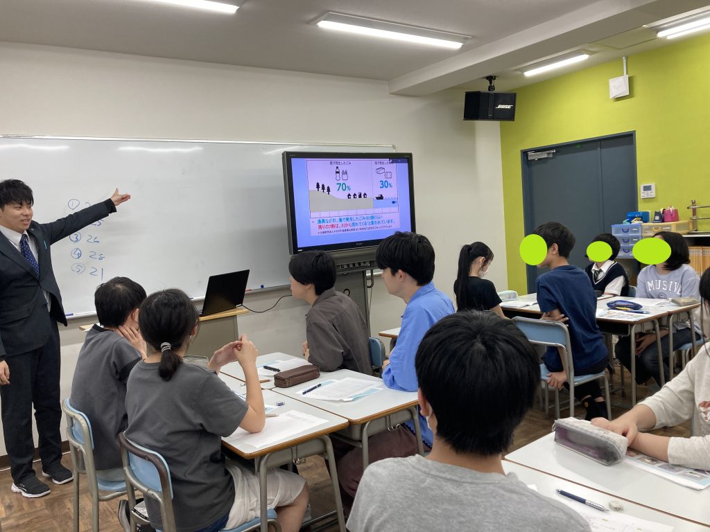 東京にあるフリースクール、クラーク国際中等部東京キャンパスの授業の様子