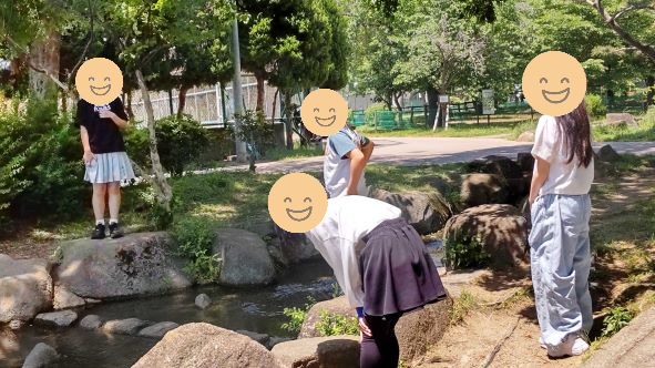 大阪にあるフリースクール、クラーク国際中等部大阪天王寺キャンパス、課外活動の様子、住吉大社、5月