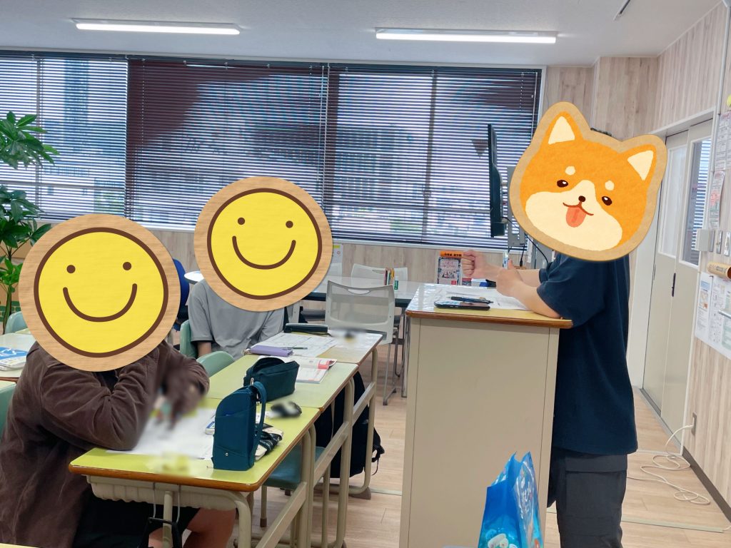 静岡にあるフリースクール、クラーク国際中等部静岡キャンパスの数学様子