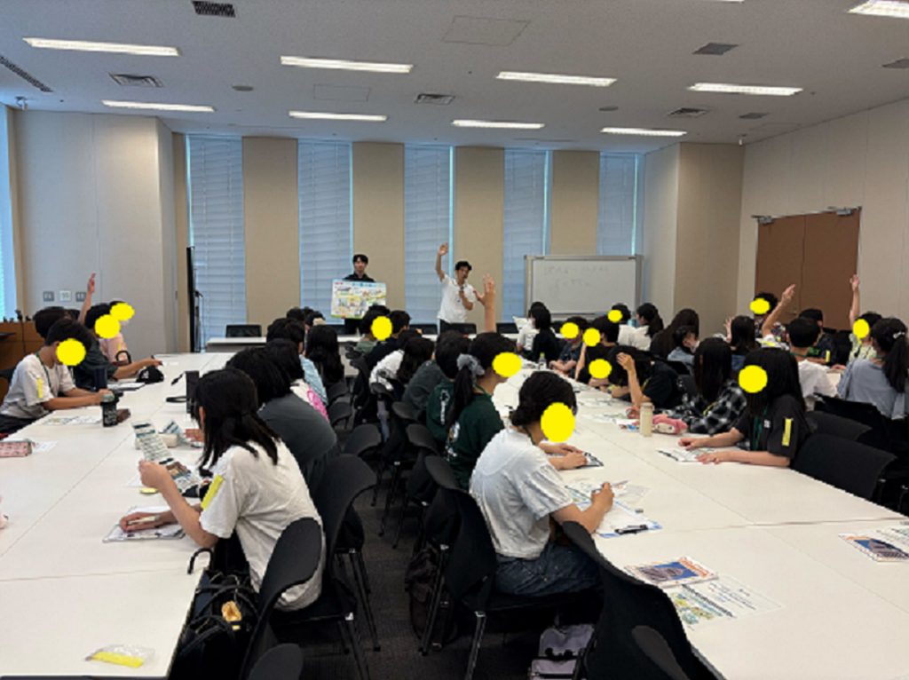 東京にあるフリースクール、クラーク国際中等部東京キャンパスの課外活動の様子