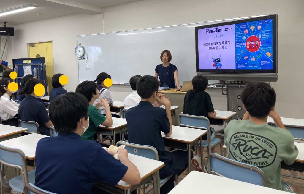東京にあるフリースクール、クラーク国際中等部東京キャンパスの授業の様子