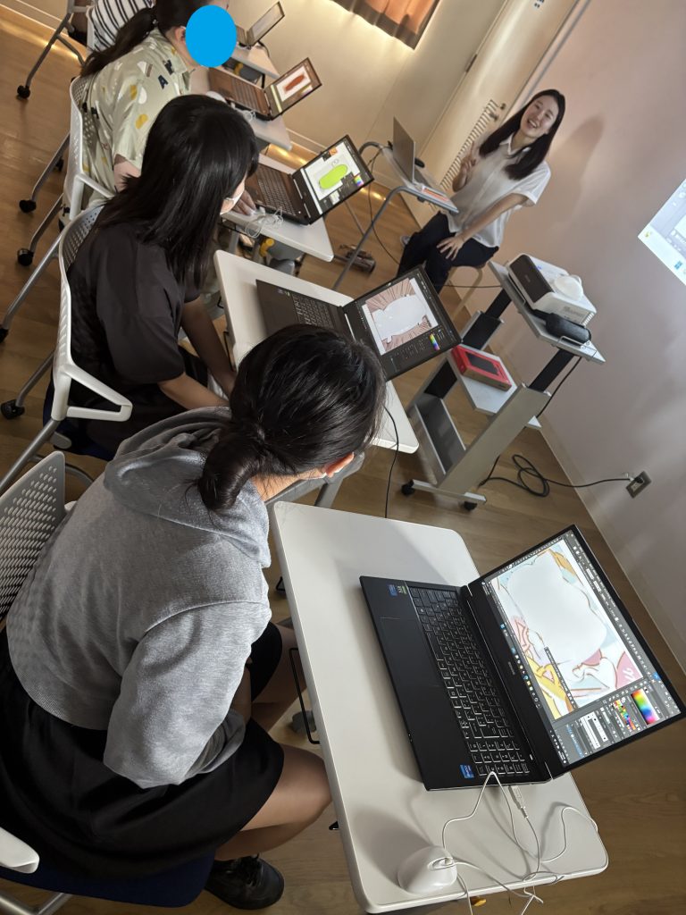 東京にあるフリースクール、クラーク国際中等部東京キャンパスの授業の様子