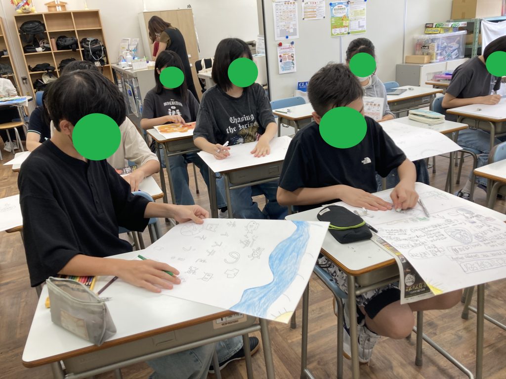 東京にあるフリースクール、クラーク国際中等部東京キャンパスの授業の様子
