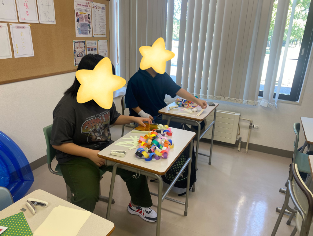 クラーク記念国際高等学校合同文化祭準備の様子