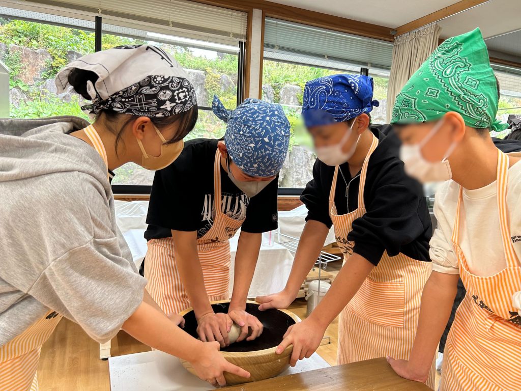 クラーク国際中等部で行った長野県での宿泊学習の様子