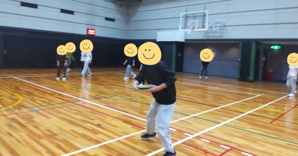 大阪にあるフリースクール、クラーク国際中等部大阪天王寺キャンパス、体育レクリエーション、高校合同、クラークスマート、エディオンアリーナ大阪、ドッチビー