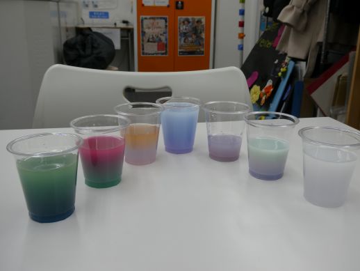 兵庫県にあるフリースクール、クラーク国際中等部芦屋キャンパスの理科の授業の様子