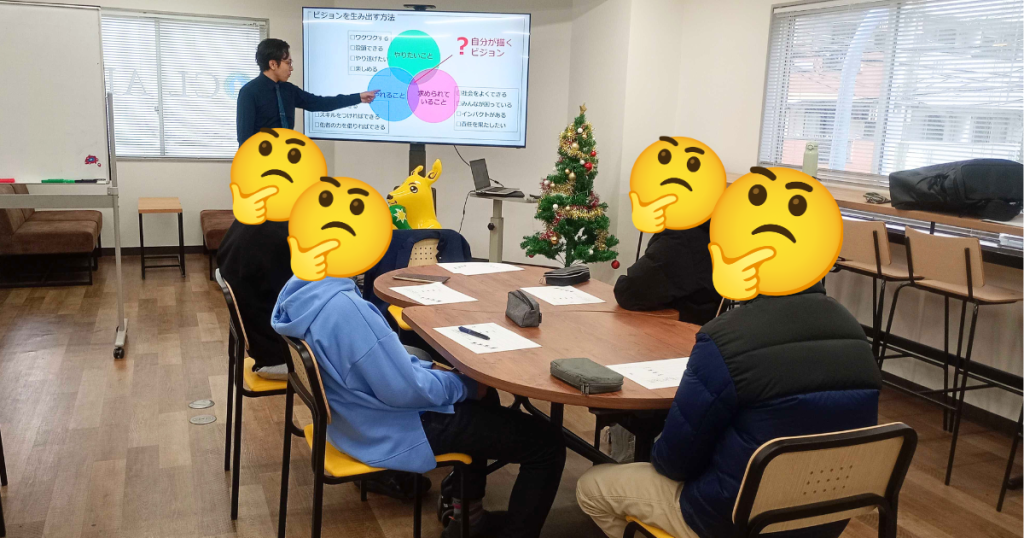 大阪にあるフリースクール、クラーク国際中等部大阪天王寺キャンパス、ソーシャルスキルトレーニングの授業、