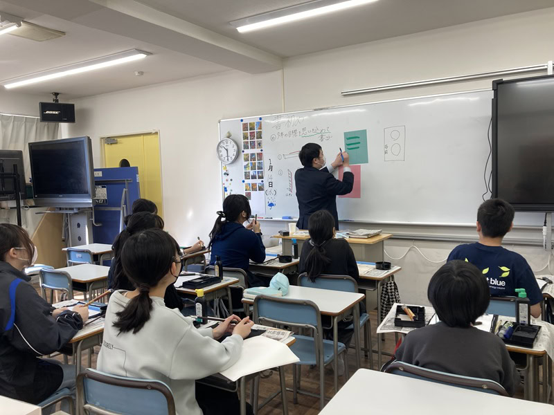 東京にあるフリースクール、クラーク国際中等部東京キャンパスの授業の様子