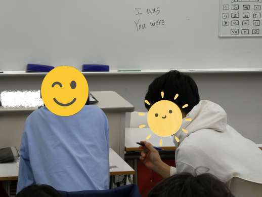 兵庫県にあるフリースクール、クラーク国際中等部芦屋キャンパスの数学の授業の様子