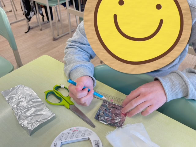 静岡にあるフリースクール、クラーク国際中等部静岡キャンパスの理科の授業