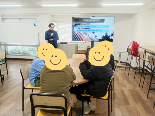 大阪にあるフリースクール、クラーク国際中等部大阪天王寺キャンパス、ソーシャルスキルの授業、ソーシャルスキルトレーニング、仲直り、振り返り