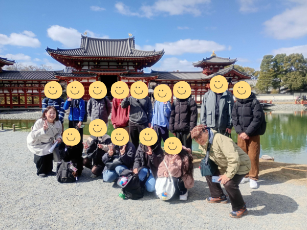 大阪にあるフリースクール、クラーク国際中等部大阪天王寺キャンパス、卒業旅行、京都、宇治、平等院、茶づな、抹茶