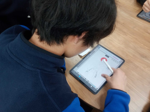 大阪にあるフリースクール、クラーク国際中等部、出前授業、デジタルクリエーターコース、専修学校クラーク高等学院天王寺、色彩、