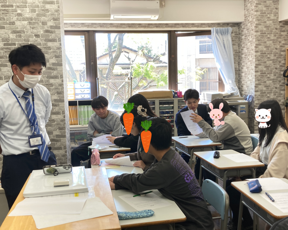 東京にあるフリースクール、クラーク国際中等部東京キャンパスの授業の様子