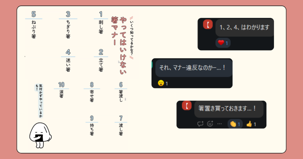 クラーク国際中等部スマートコースの「マナー講座」の授業