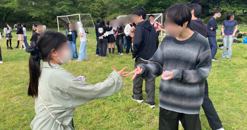 東京にあるフリースクール、クラーク国際中等部東京キャンパスの授業の様子