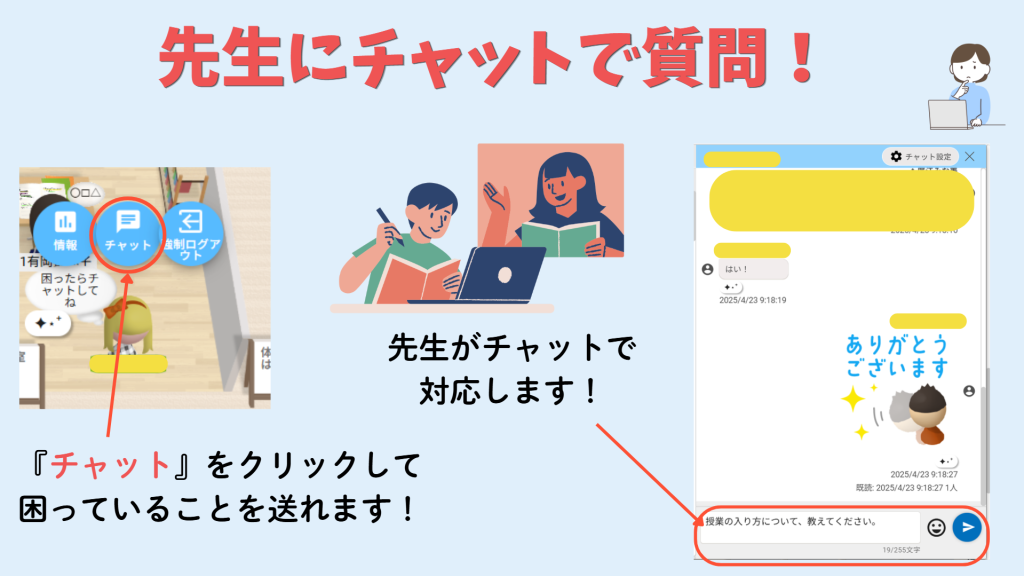 クラーク国際中等部オンラインで困ったときは？
