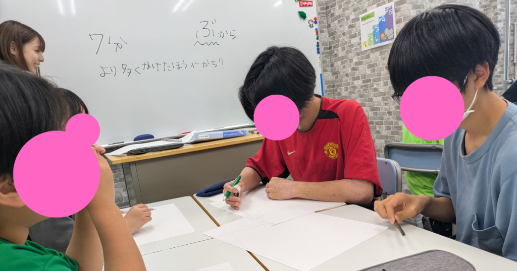東京にあるフリースクール、クラーク国際中等部東京キャンパスの授業の様子