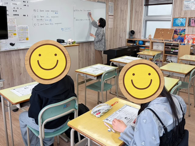 静岡にあるフリースクール、クラーク国際中等部静岡キャンパスの英語の授業
