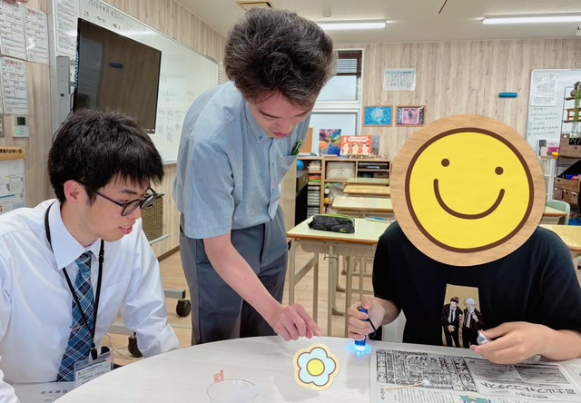 静岡にあるフリースクール、クラーク国際中等部静岡キャンパスの理科の授業