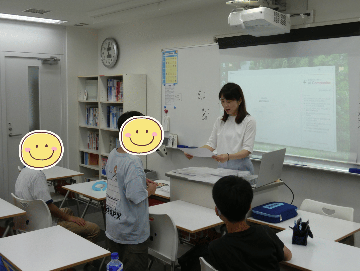 キャンパスでの表彰式