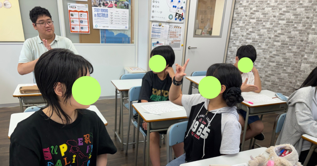 東京にあるフリースクール、クラーク国際中等部東京キャンパスの授業の様子