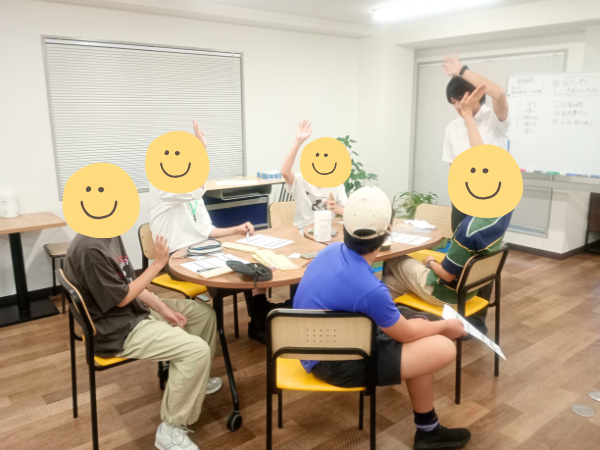 大阪にあるフリースクール、クラーク国際中等部大阪天王寺キャンパス、探究学習、探Q、お金の流れ、給料計算、