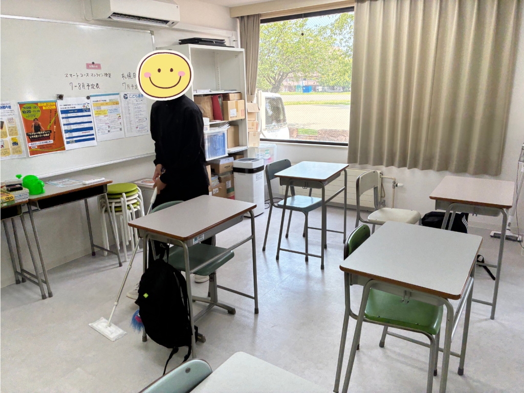 1学期終業式　大掃除