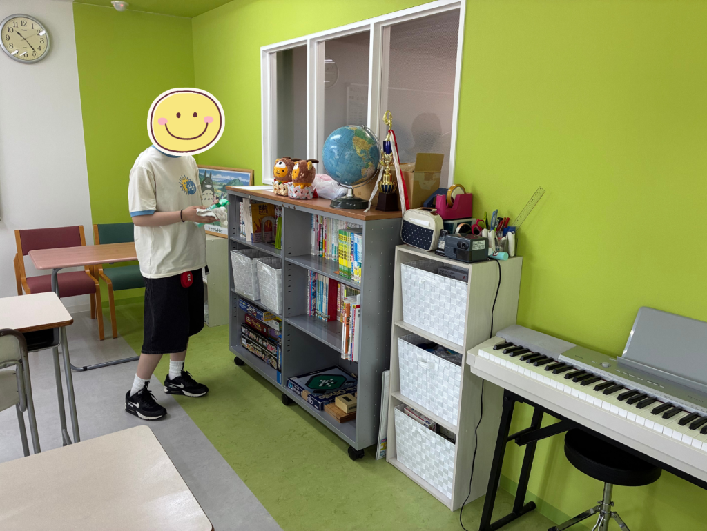 1学期終業式　大掃除