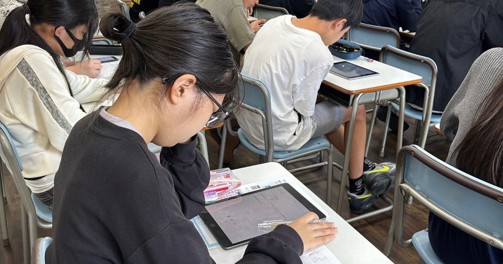高田馬場にあるフリースクール、クラーク国際中等部東京キャンパスの授業の様子
