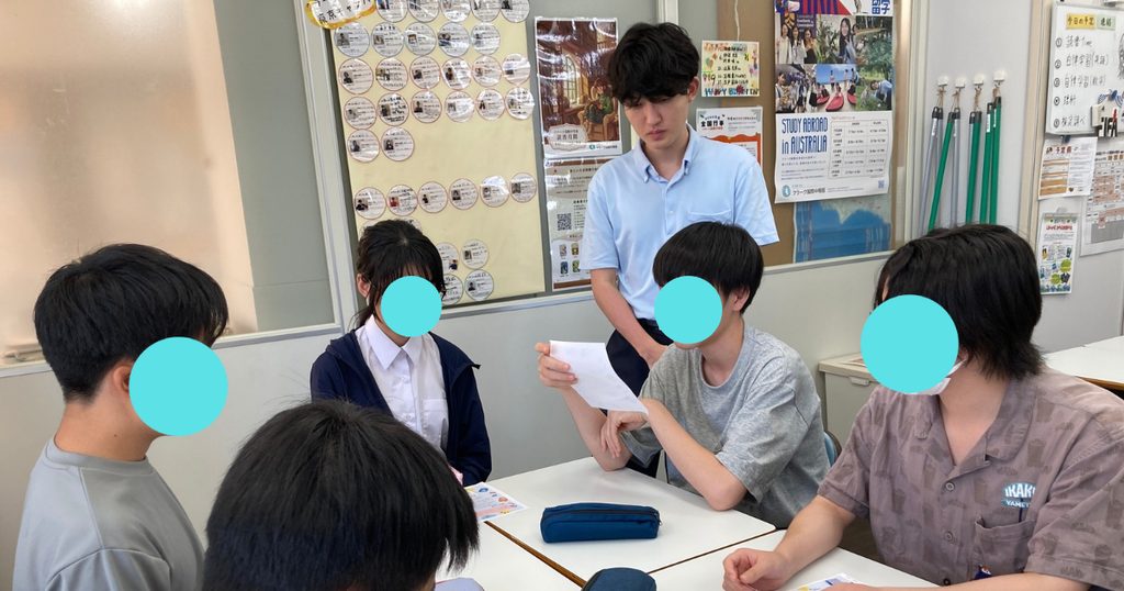 東京にあるフリースクール、クラーク国際中等部東京キャンパスの授業の様子