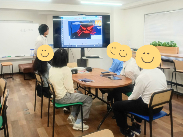 大阪にあるフリースクール、クラーク国際中等部大阪天王寺キャンパス、イラスト、アート、大阪、天王寺、フリースクール、クラーク、